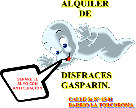 ALQUILER DE DISFRACES GASPARIN